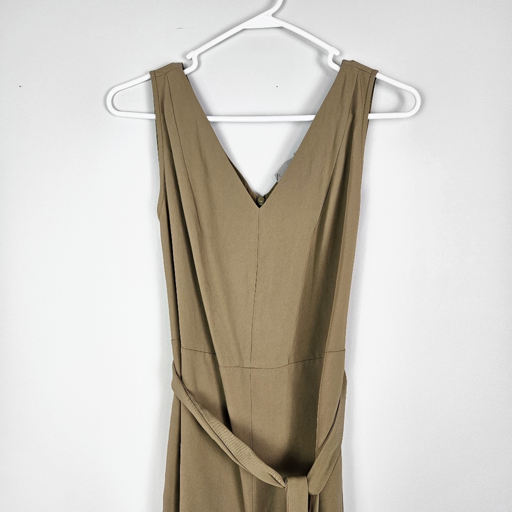 Everlane Japanese GoWeave Essentials Jumpsuit in Olive Green - Picture 4 of 9